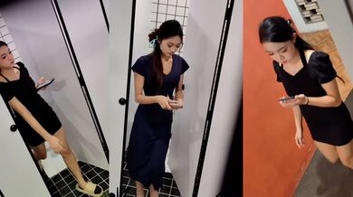 网红基地女厕所闪光偷拍 网红小姐姐尿尿瞬间被完美捕捉 粉穴鲍鱼尽情展示 满足你的极限偷窥欲！