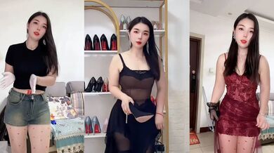 快手极品网红 小李老师 榜一私拍福利流出 高跟黑丝跪地道具自慰 高潮喷水呻吟销魂！